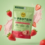 Veganske beljakovine v prahu - jagoda