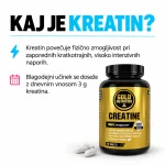 Goldnutrition CREATINE CREAPURE 1000mg 60tabs - slika 2