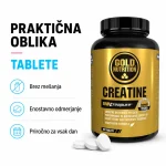 Goldnutrition CREATINE CREAPURE 1000mg 60tabs - slika 4