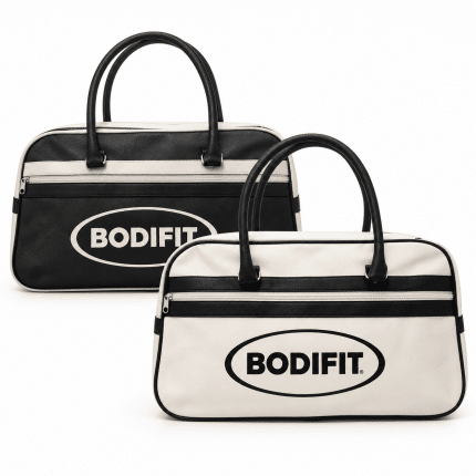 BODIFIT retro fitnes torba Deluxe, črna ali bela