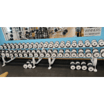 Enoročne okrogle uteži PANATTA s stojalom (1-10kg, 4-50kg)