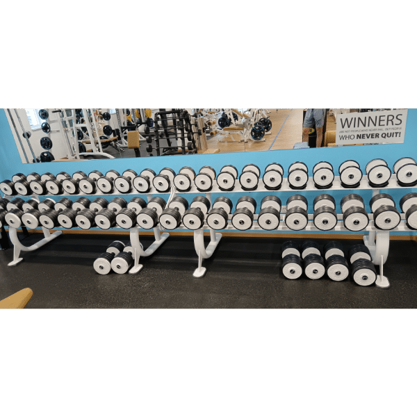 MS1 Enoročne okrogle uteži PANATTA s stojalom (1-10kg, 4-50kg) - slika 1
