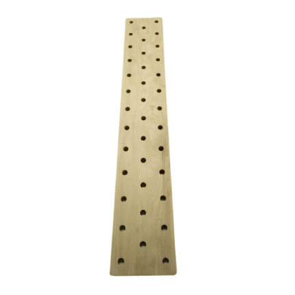 Wooden Peg Board – lesena plezalna deska za trening moči